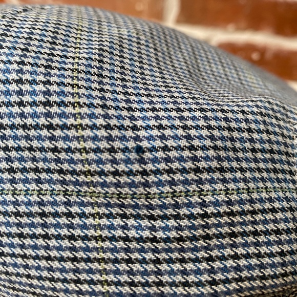 Adecta PARIS Plaid Flat Driving Cap with snap brim - Picture 8 of 8